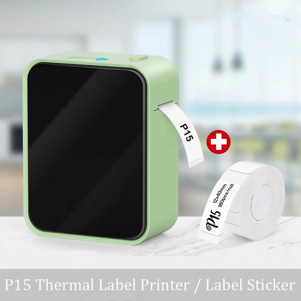 Mini Bluetooth Thermal Label Printer – P15 Model