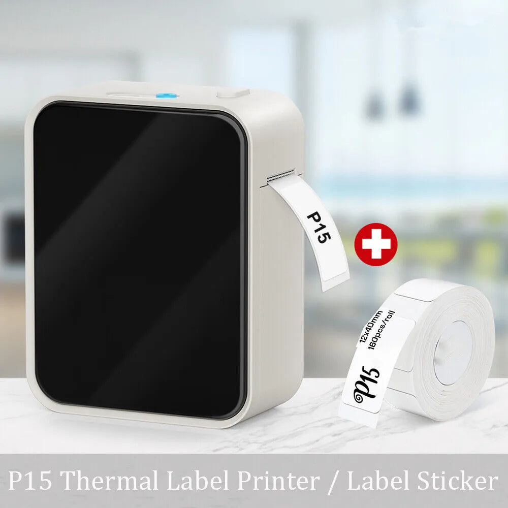Mini Bluetooth Thermal Label Printer – P15 Model