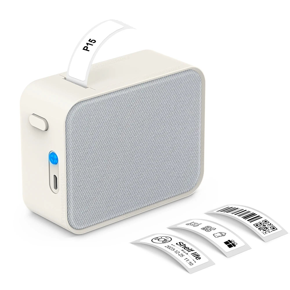 Mini Portable Bluetooth Label Printer (NiiMbot D110 & UniPlus P15)