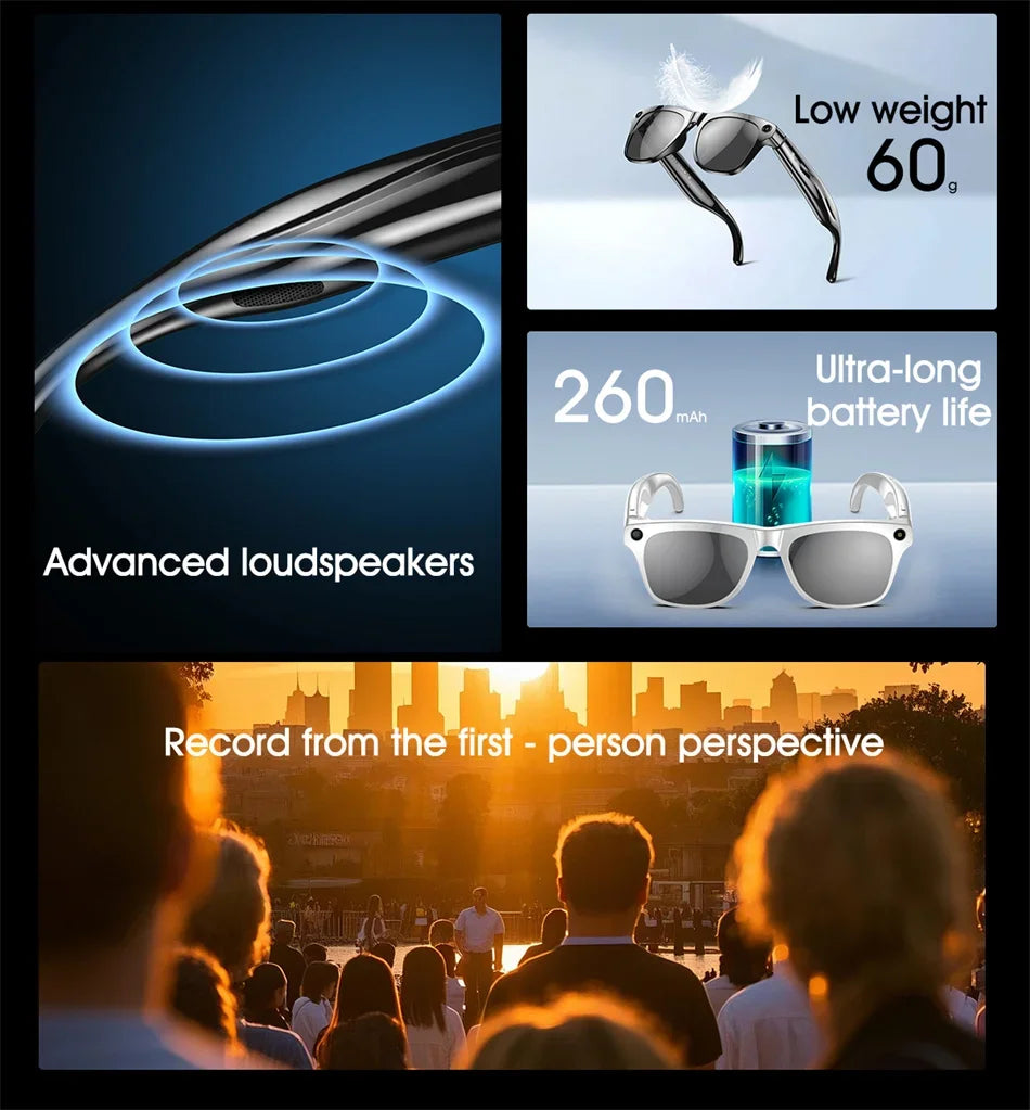 MIJIA D13 Smart Glasses – AI-Powered, Stylish & Multi-Functional