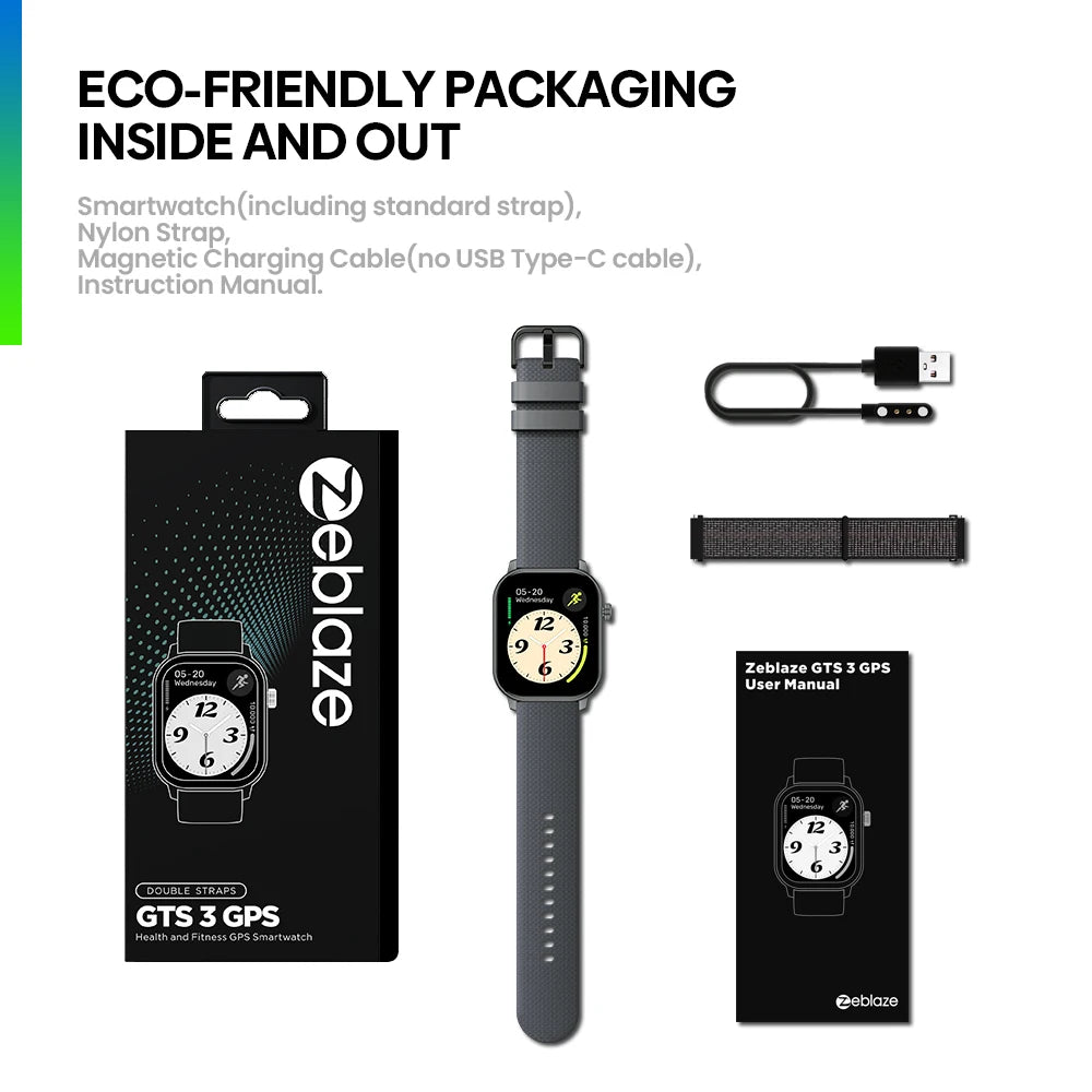 Zeblaze GTS 3 GPS Smartwatch