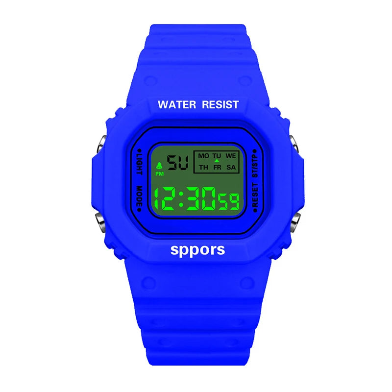 YIKAZE Sports LED Digital Watch – Unisex Waterproof Casual Timepiece