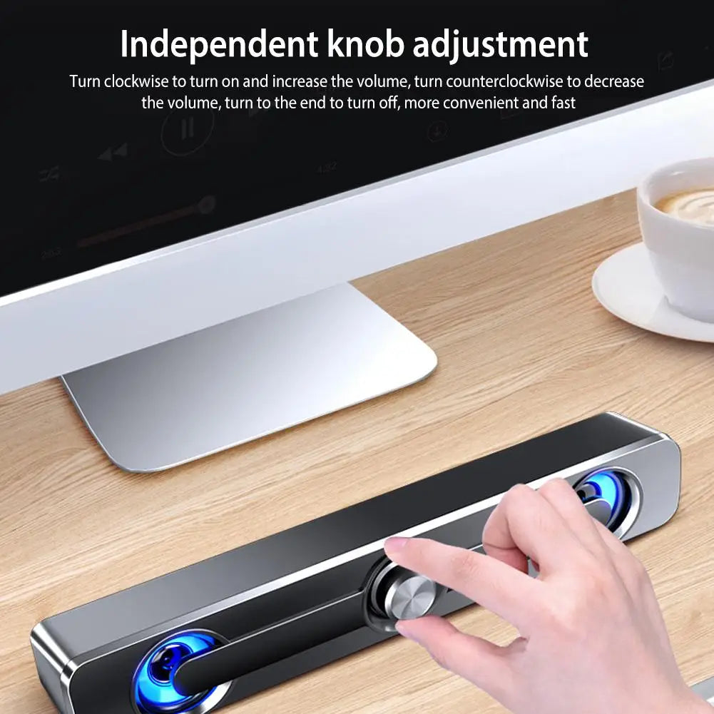 π΅ Salange Bluetooth Sound Bar β USB & AUX Stereo Speaker with 9D Surround Sound