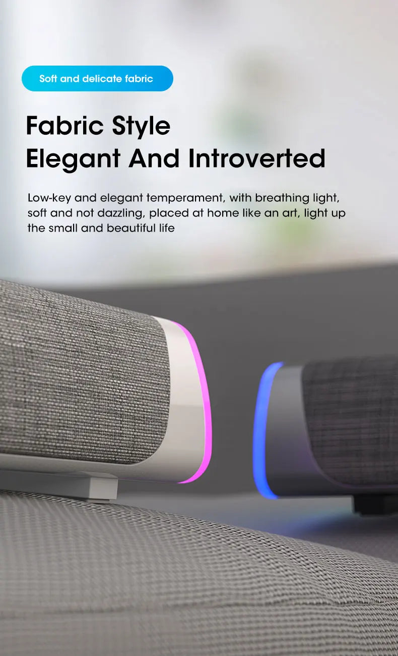 π΅ 4D Computer Speaker Bar β Bluetooth 5.0 Surround Sound