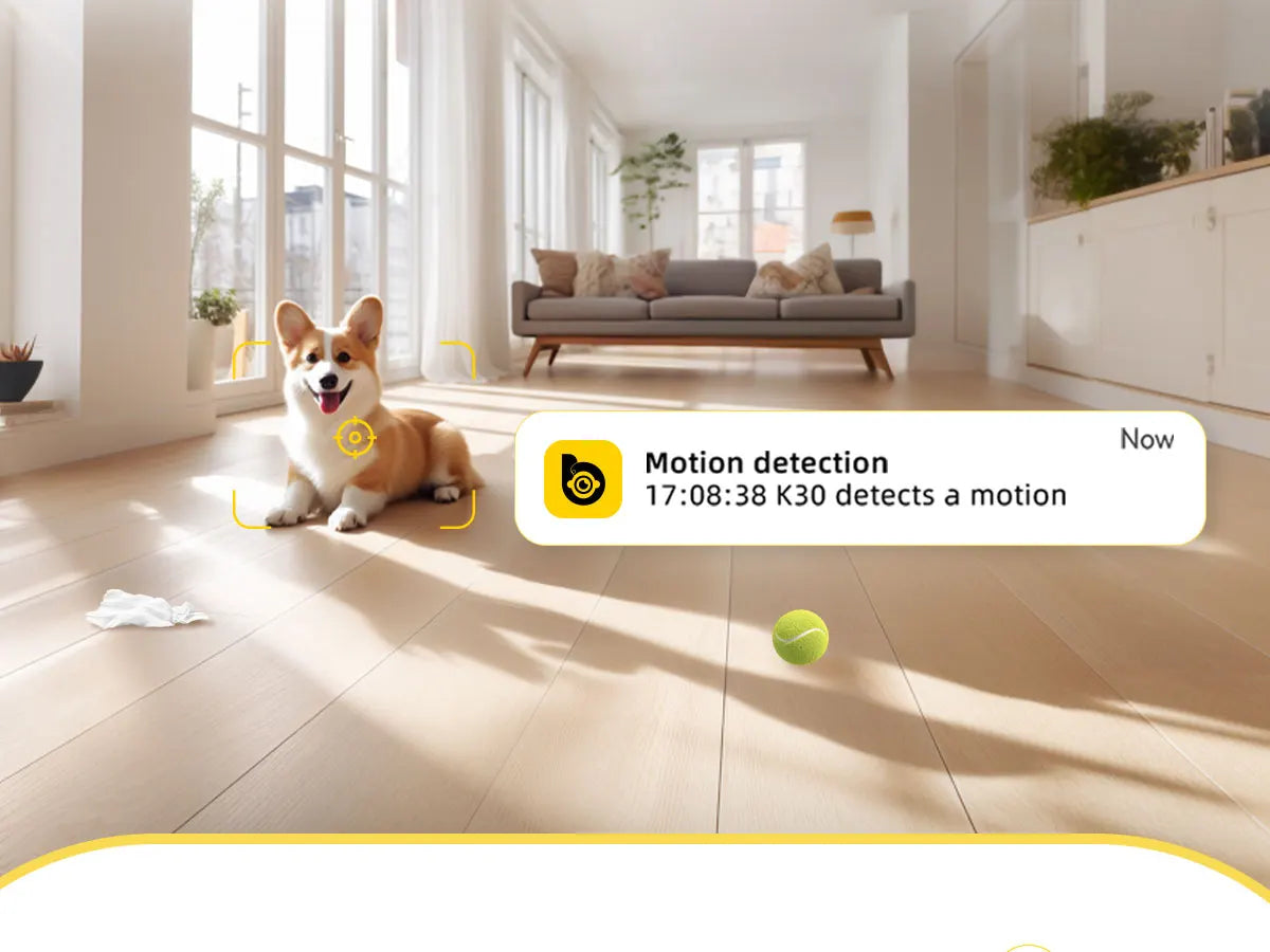 BoyKeep K30 3MP 360° Dome Security Camera – Smart Motion Detection & Color Night Vision