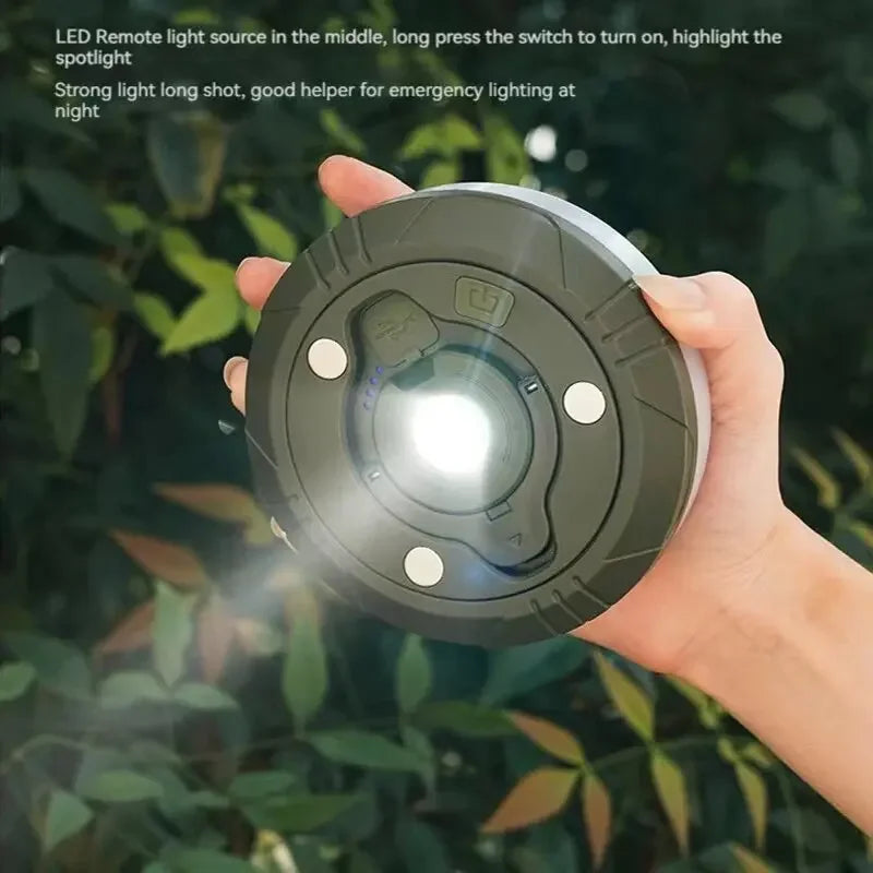 Portable Outdoor Camping LED Light Strip – Warm White & RGB Modes