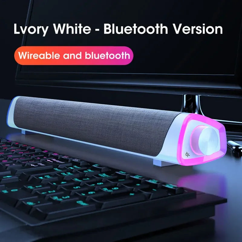 π΅ 4D Computer Speaker Bar β Bluetooth 5.0 Surround Sound