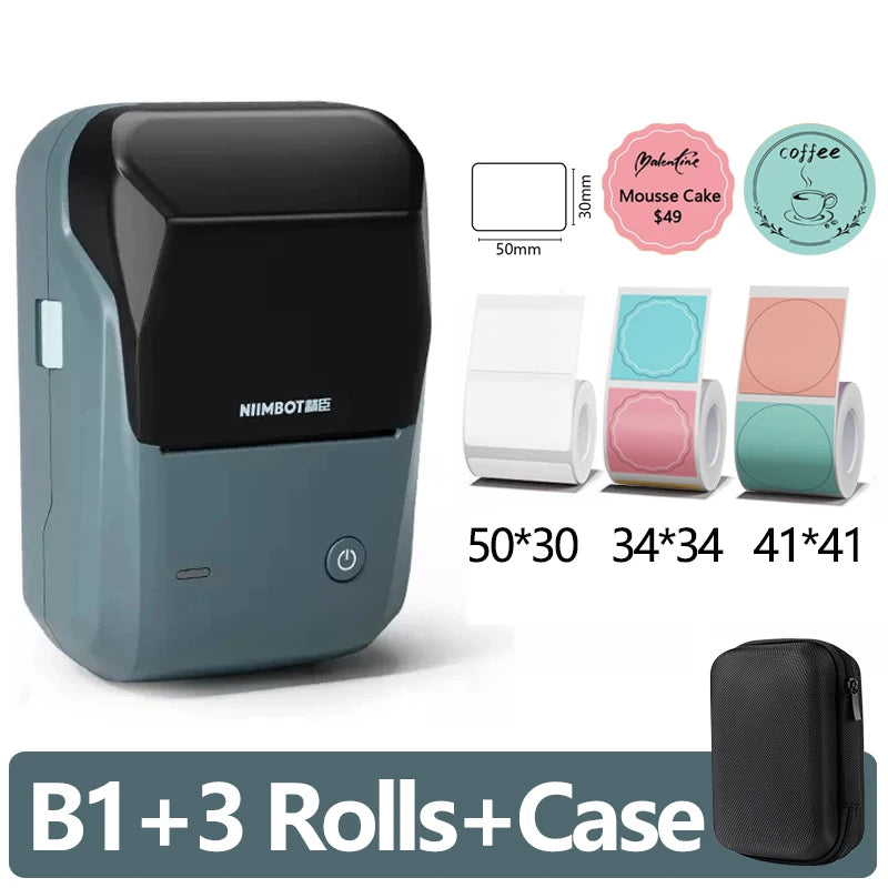 NIIMBOT B1 Bluetooth Thermal Label Printer