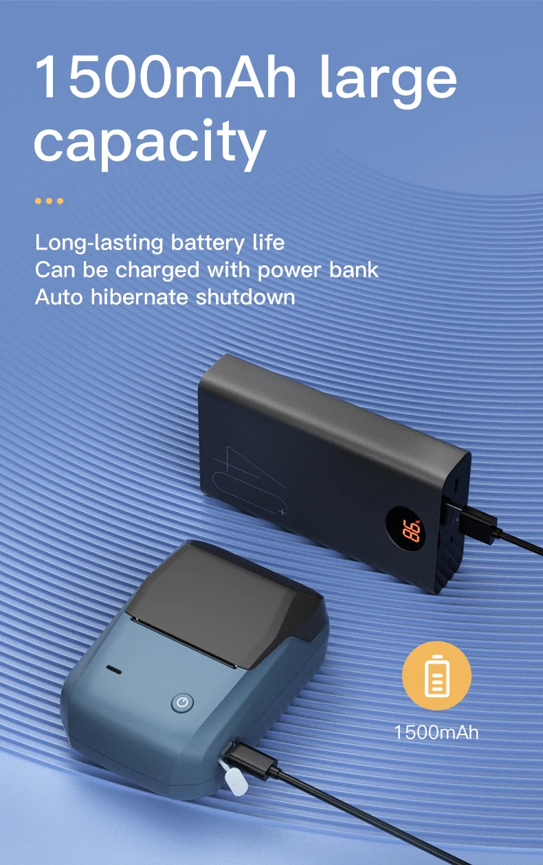 NIIMBOT B1 Bluetooth Thermal Label Printer