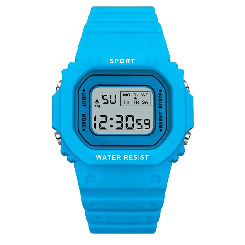 YIKAZE Sports LED Digital Watch – Unisex Waterproof Casual Timepiece