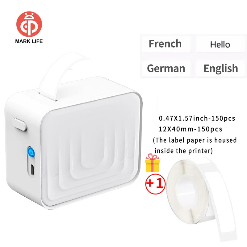 Mini Bluetooth Thermal Label Printer – P15 Model
