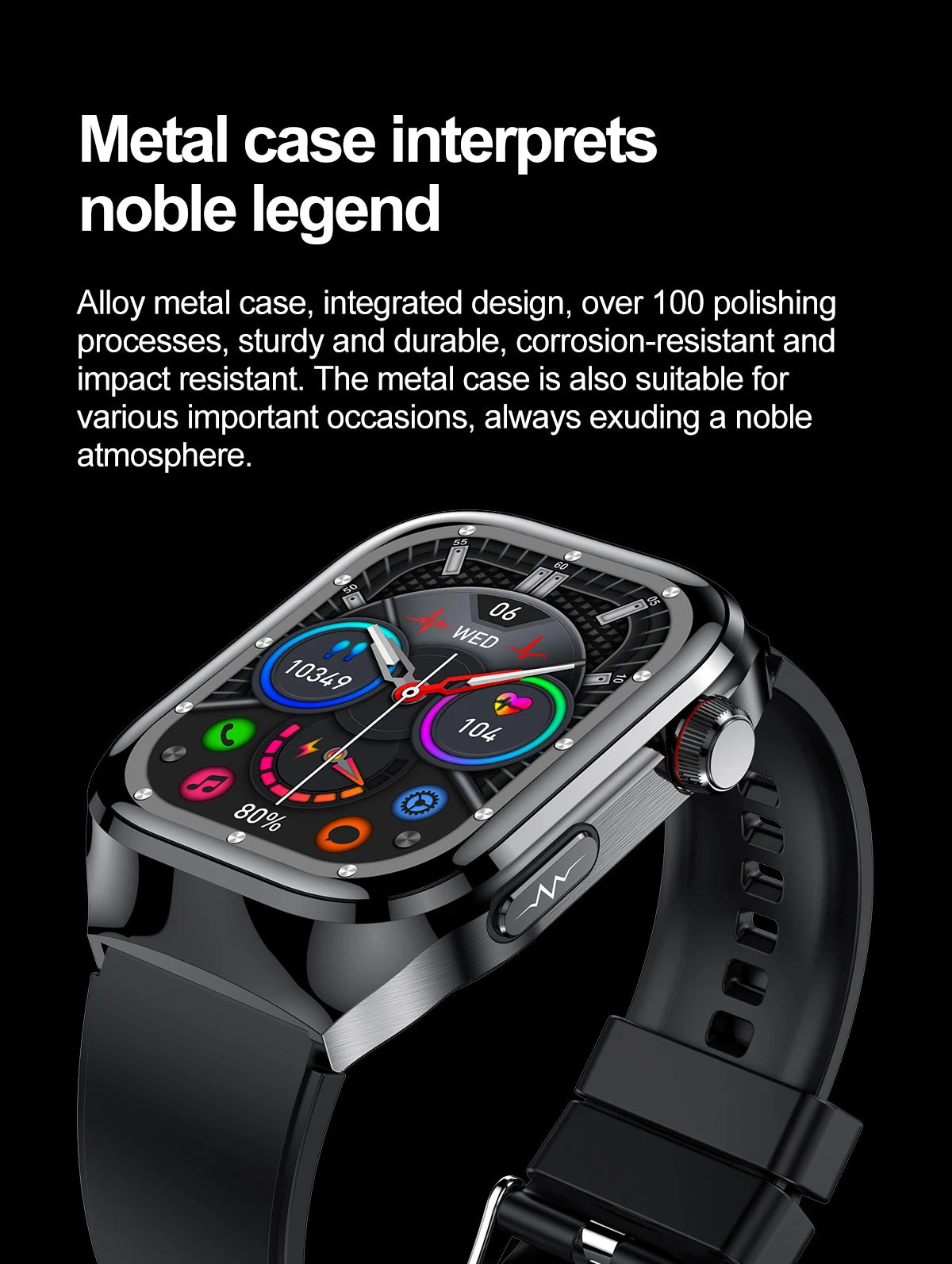 AI Health Smart Watch – Advanced 5-Organ Health Management