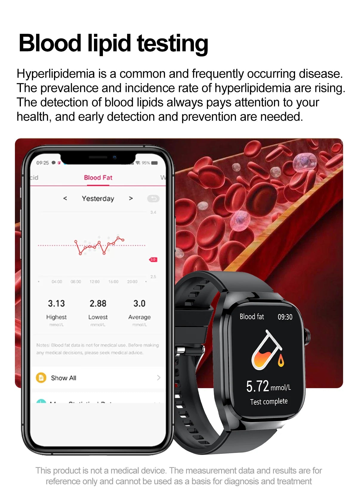 AI Health Smart Watch – Advanced 5-Organ Health Management