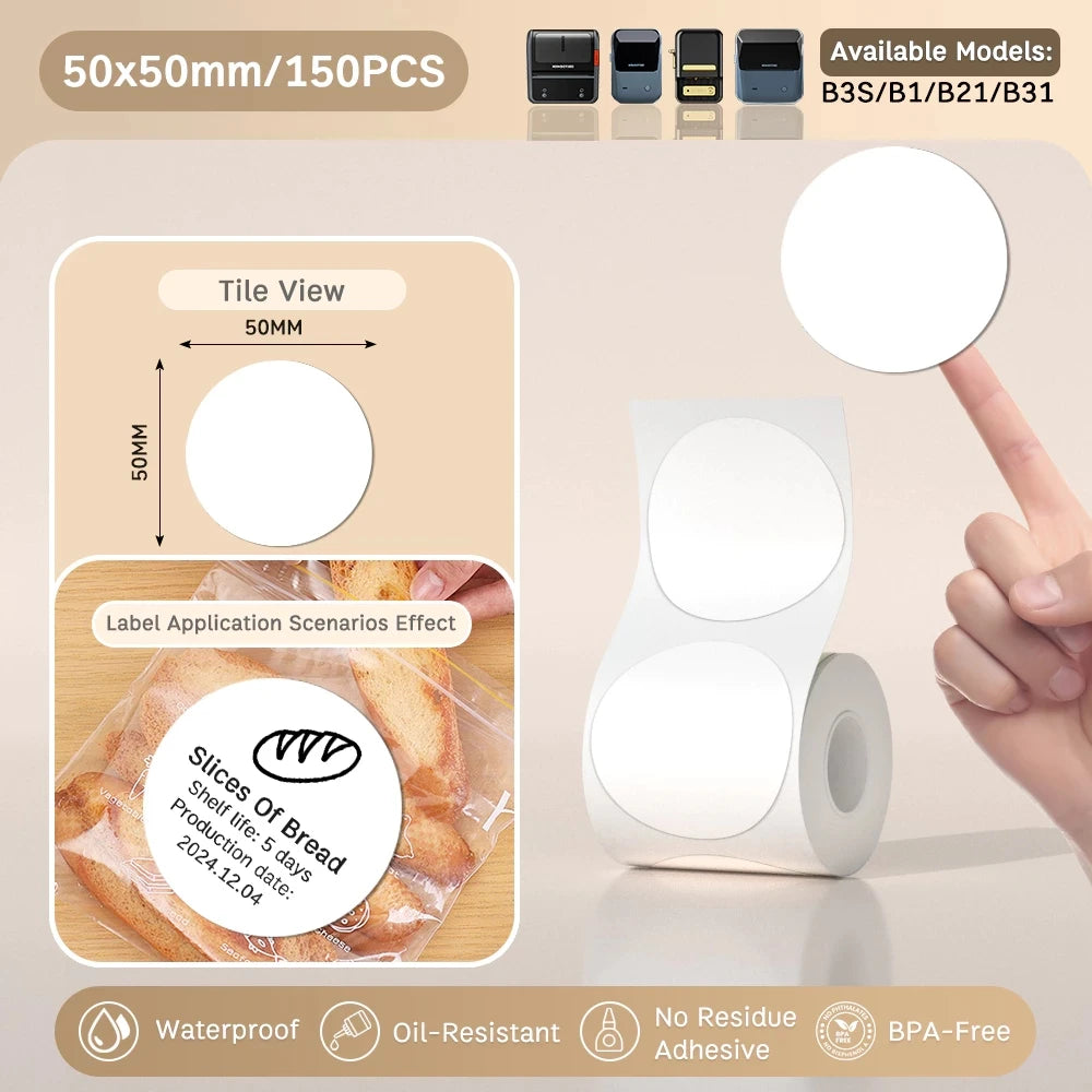 Bluetooth Thermal Label Printer – Commercial & Home Use