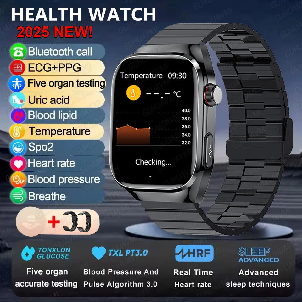 AI Health Smart Watch – Advanced 5-Organ Health Management