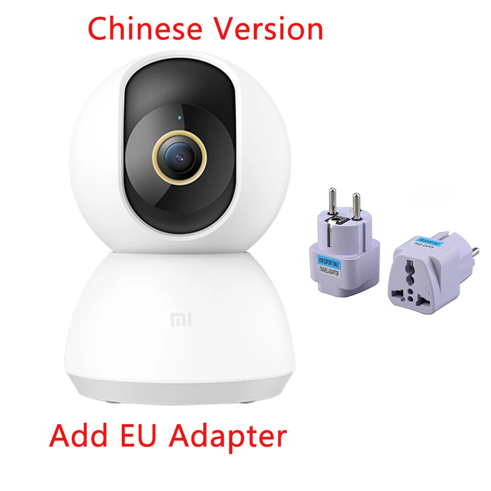 Xiaomi Smart Camera PTZ 2K Version – AI Human Detection & 360° Panoramic View