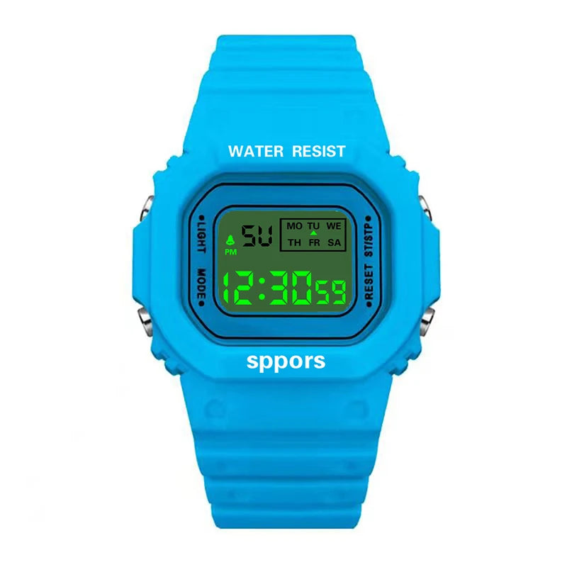 YIKAZE Sports LED Digital Watch – Unisex Waterproof Casual Timepiece