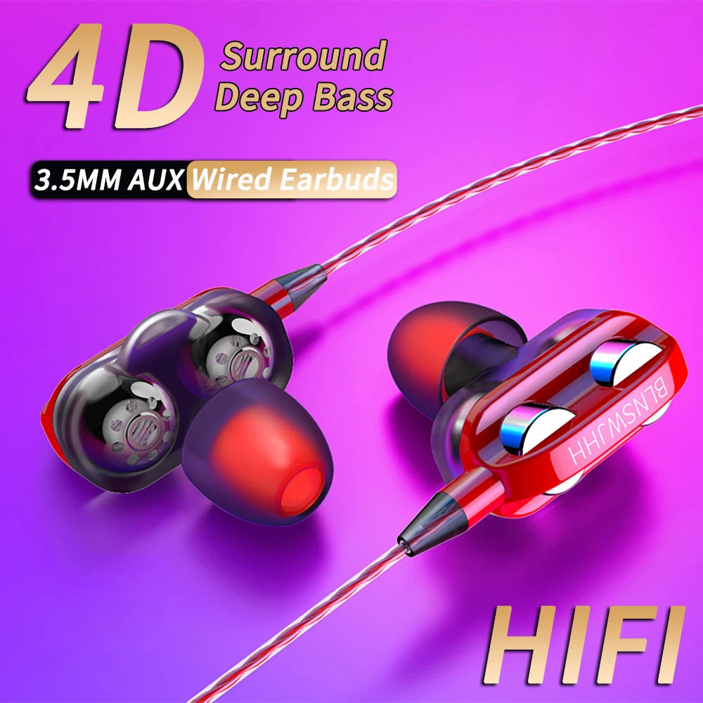 🎧 VAORLO 3.5mm Wired In-Ear Headphones