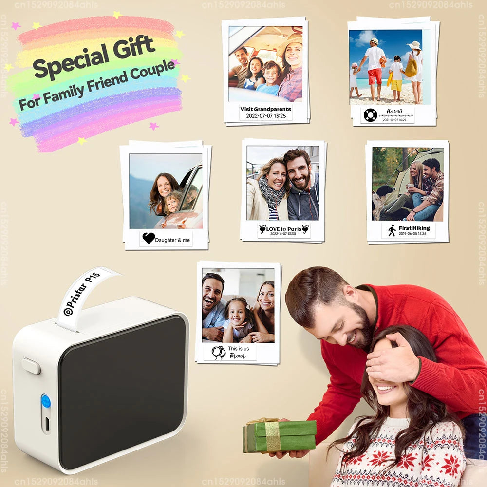 Mini Portable Bluetooth Label Printer (NiiMbot D110 & UniPlus P15)