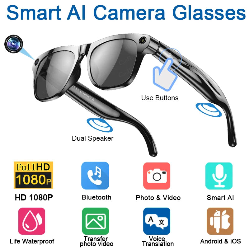 MIJIA D13 Smart Glasses – AI-Powered, Stylish & Multi-Functional