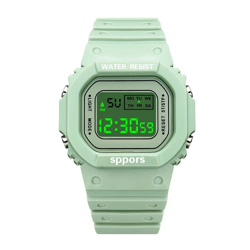 YIKAZE Sports LED Digital Watch – Unisex Waterproof Casual Timepiece