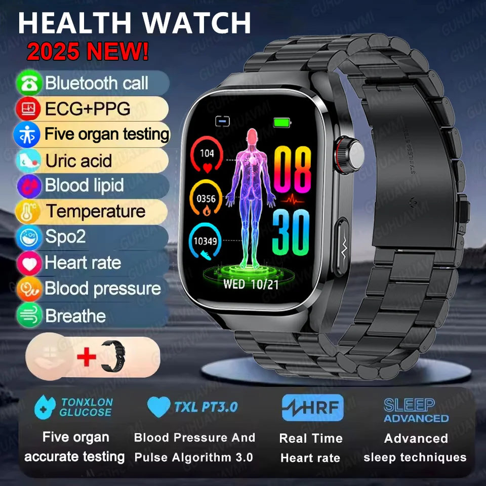 AI Health Smart Watch – Advanced 5-Organ Health Management