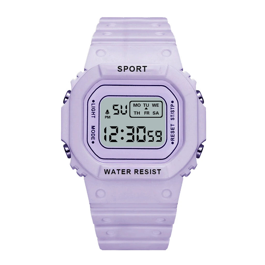 YIKAZE Sports LED Digital Watch – Unisex Waterproof Casual Timepiece