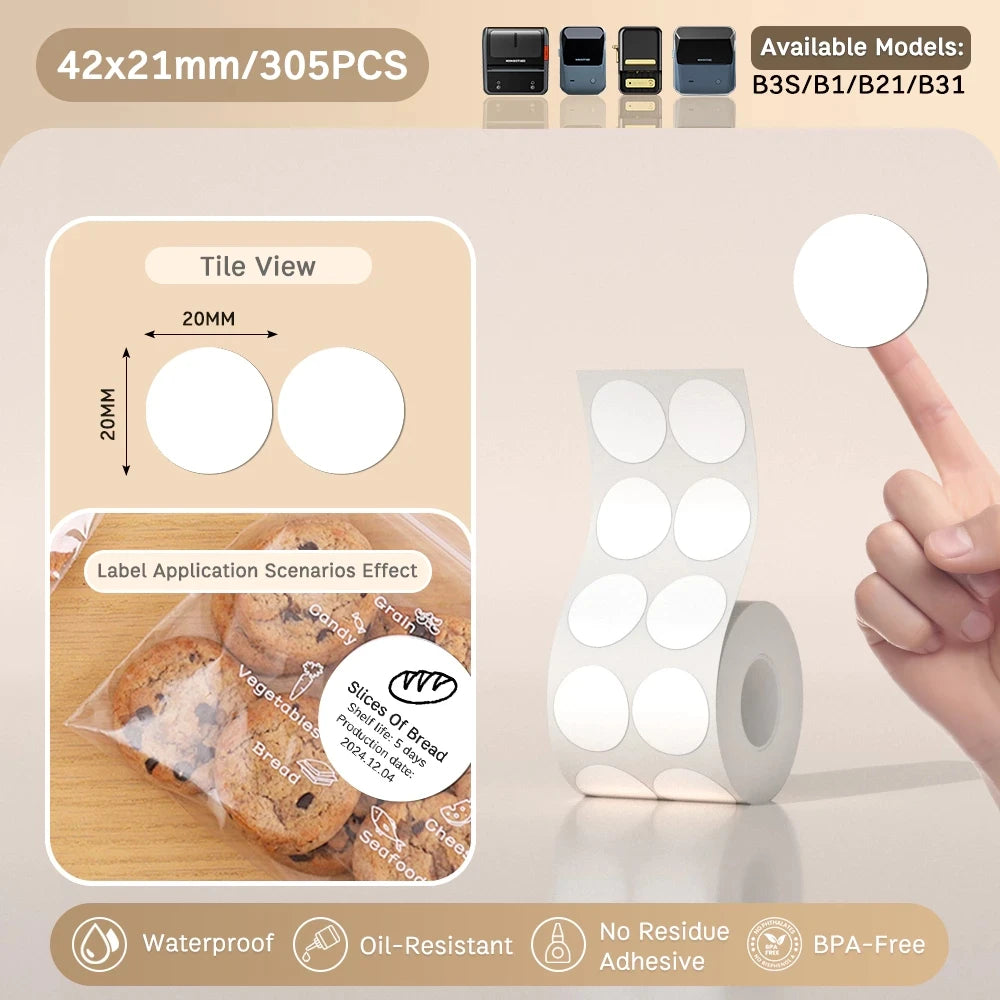 Bluetooth Thermal Label Printer – Commercial & Home Use