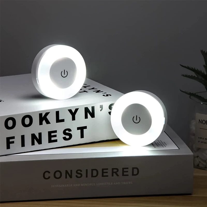 USB Rechargeable Magnetic Touch Night Light – Warm LED Glow