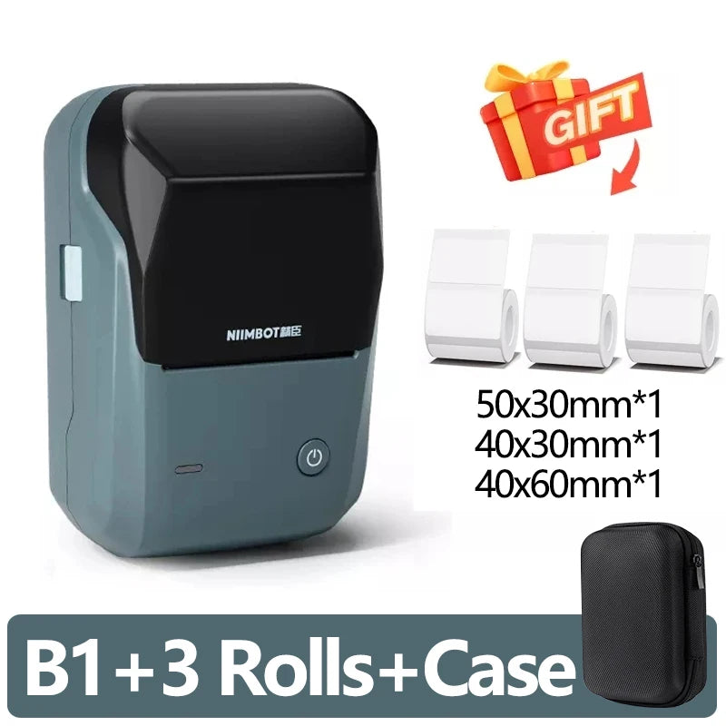 NIIMBOT B1 Bluetooth Thermal Label Printer