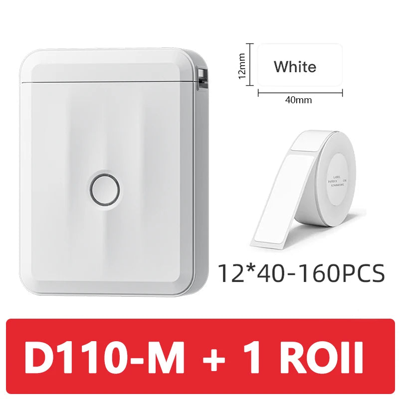 📌 NiiMbot D110 Portable Bluetooth Label Maker