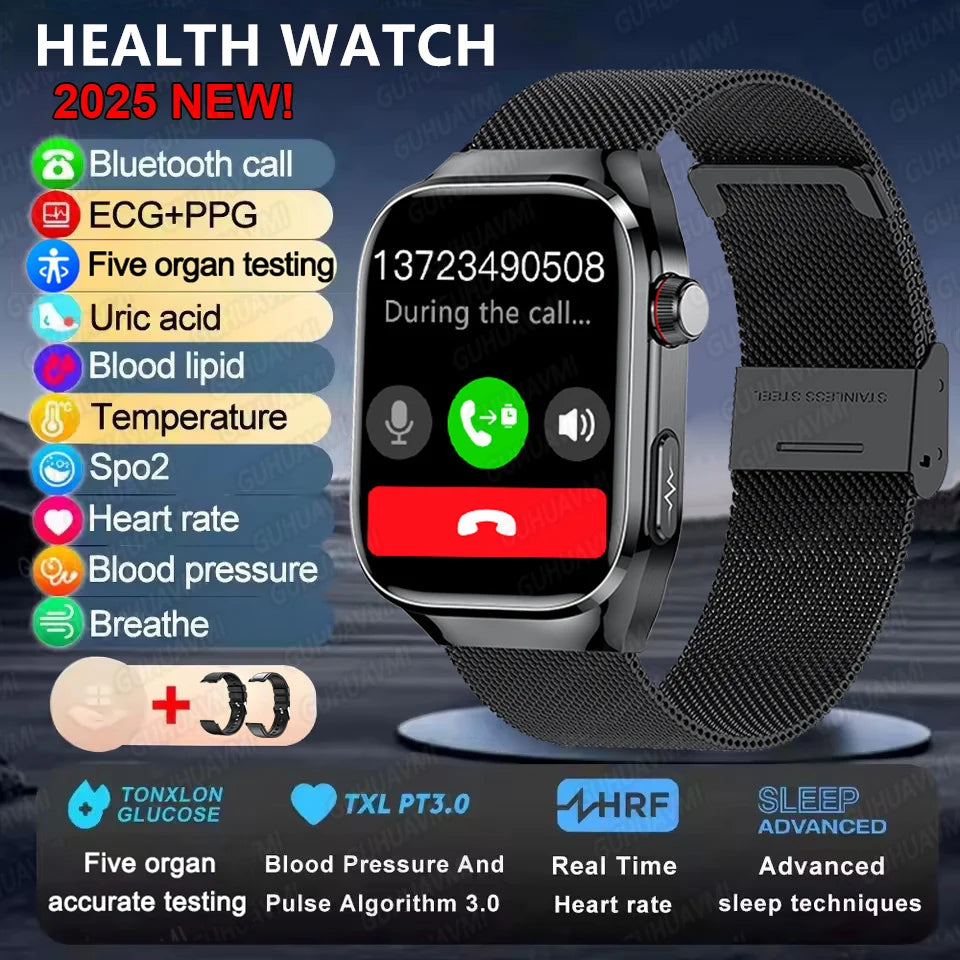 AI Health Smart Watch – Advanced 5-Organ Health Management