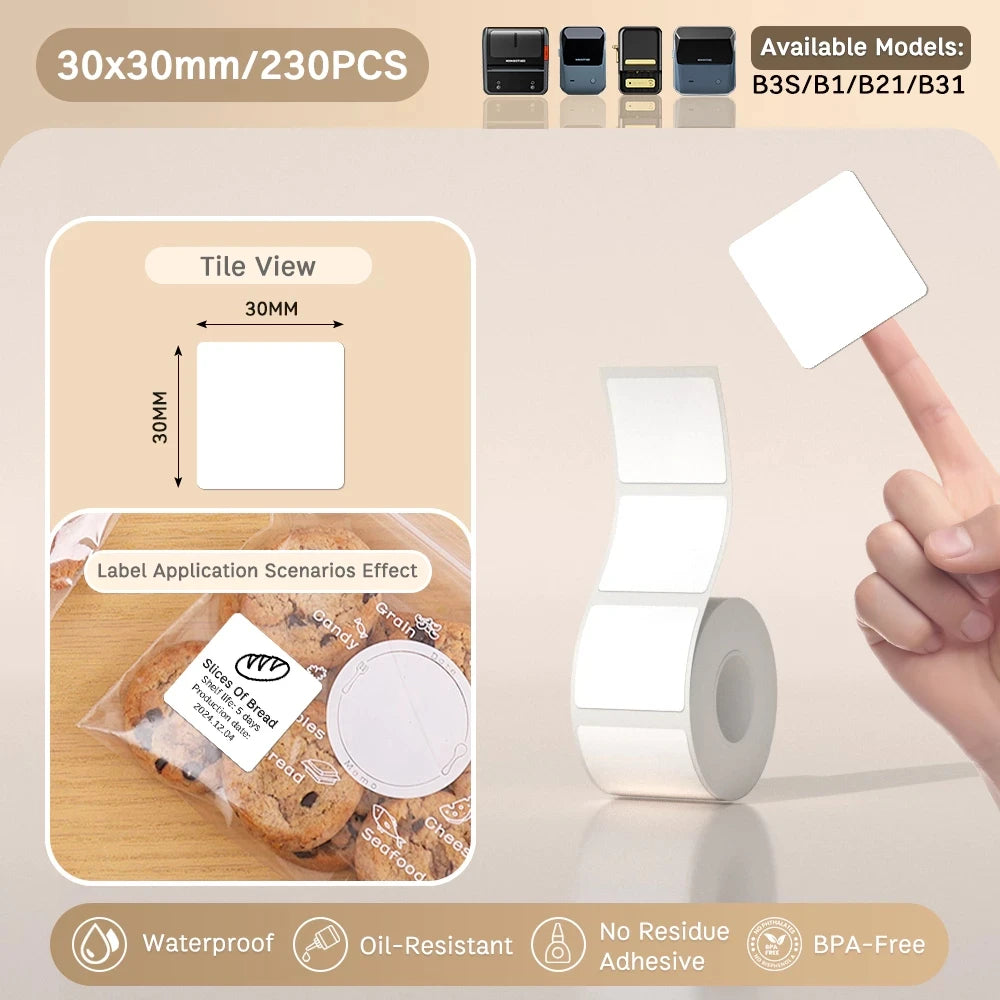 Bluetooth Thermal Label Printer – Commercial & Home Use