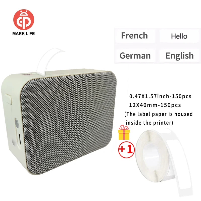 Mini Bluetooth Thermal Label Printer – P15 Model