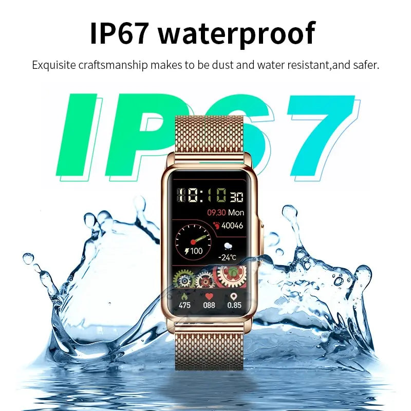 LIGE 1.47" Smartwatch with Bluetooth Calling & Health Monitoring