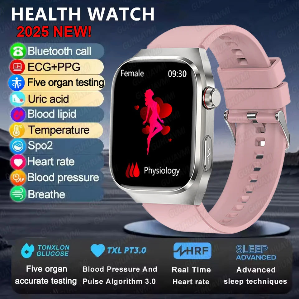 AI Health Smart Watch – Advanced 5-Organ Health Management
