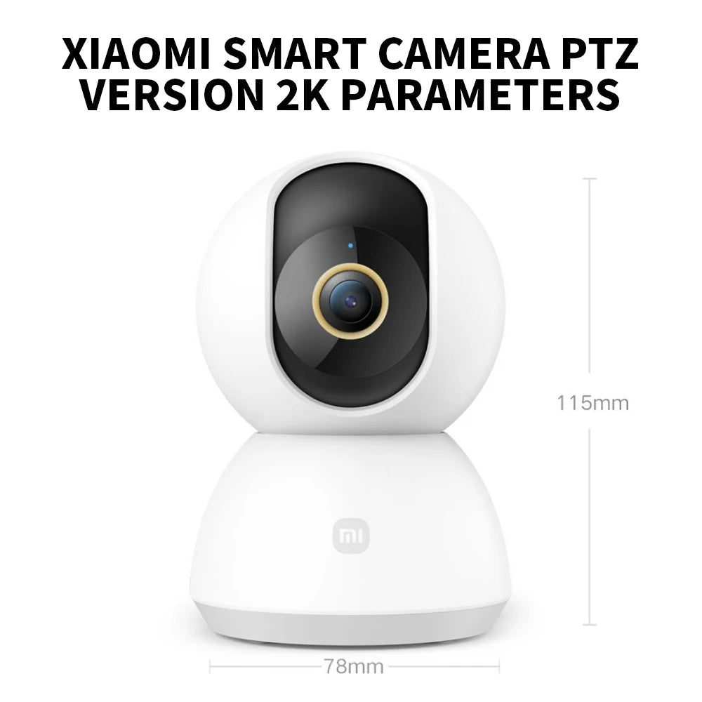 Xiaomi Smart Camera PTZ 2K Version – AI Human Detection & 360° Panoramic View