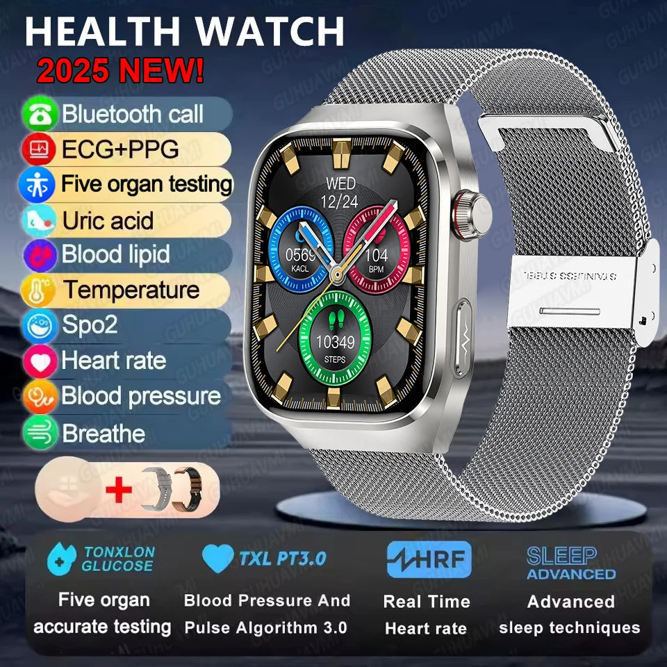 AI Health Smart Watch – Advanced 5-Organ Health Management
