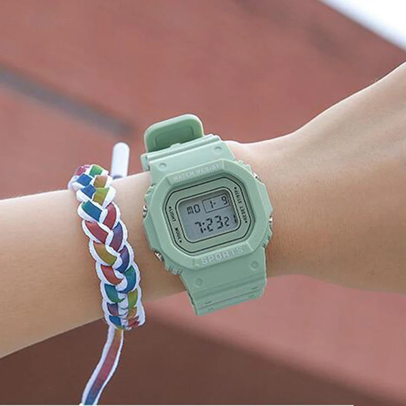 YIKAZE Sports LED Digital Watch – Unisex Waterproof Casual Timepiece