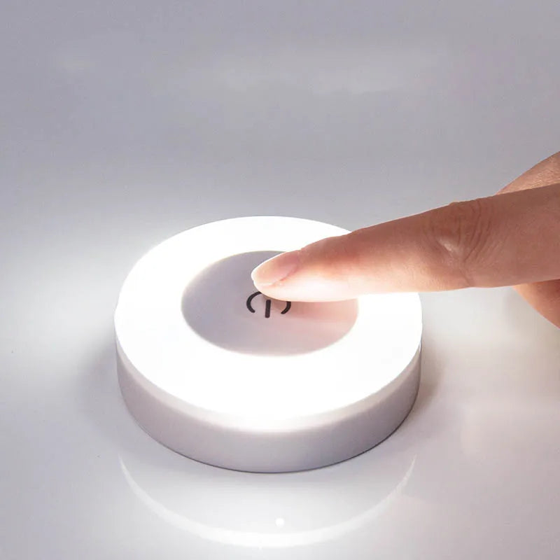 USB Rechargeable Magnetic Touch Night Light – Warm LED Glow
