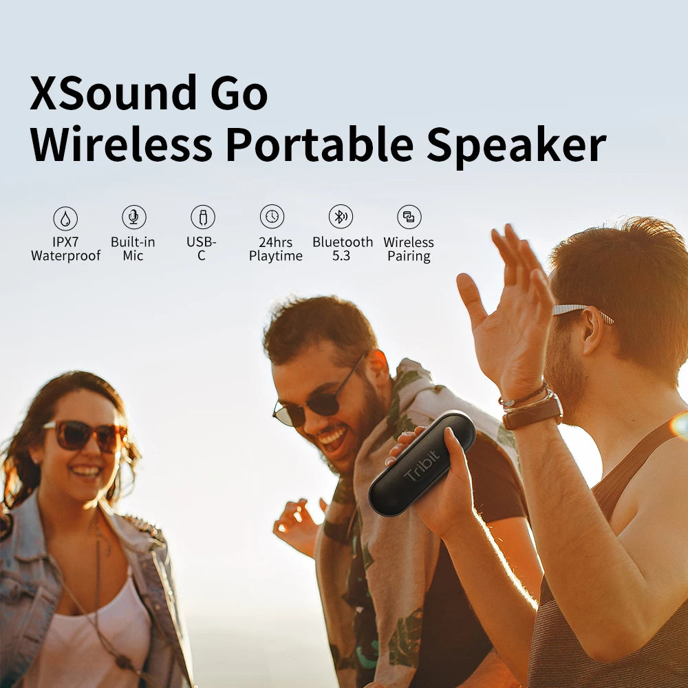 Tribit XSound Go (Upgrade) – Portable Bluetooth Speaker