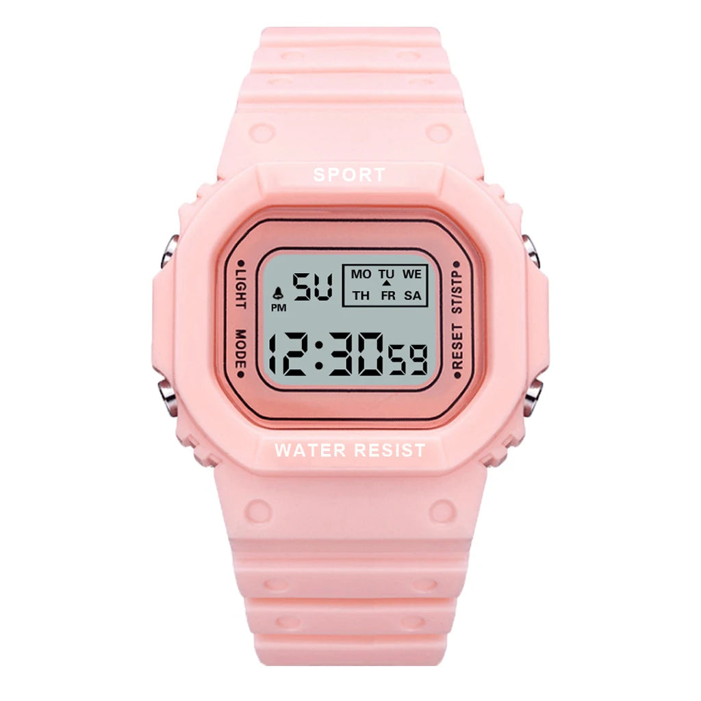 YIKAZE Sports LED Digital Watch – Unisex Waterproof Casual Timepiece