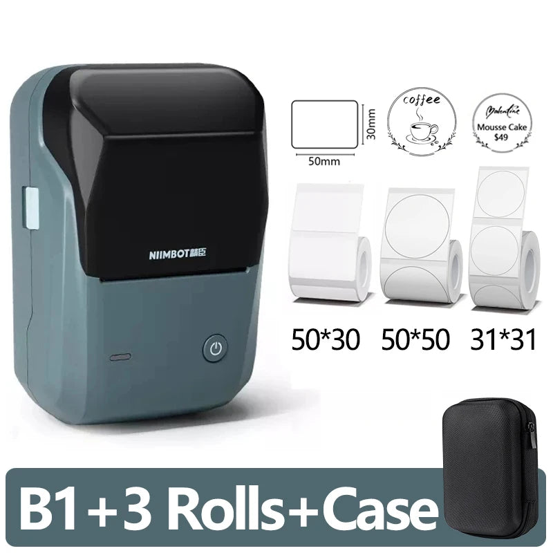 NIIMBOT B1 Bluetooth Thermal Label Printer
