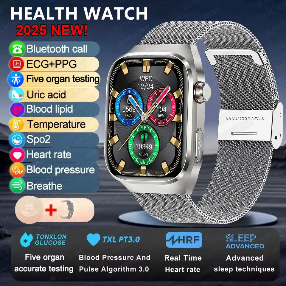 AI Health Smart Watch – Advanced 5-Organ Health Management