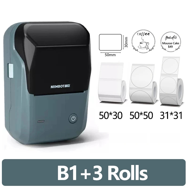 NIIMBOT B1 Bluetooth Thermal Label Printer