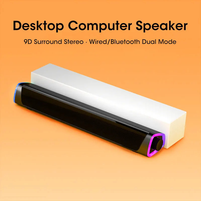 π΅ 4D Computer Speaker Bar β Bluetooth 5.0 Surround Sound