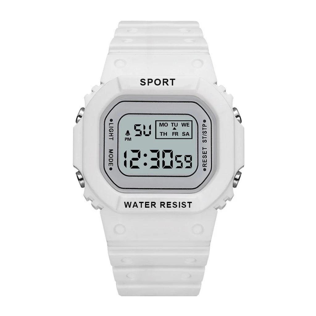 YIKAZE Sports LED Digital Watch – Unisex Waterproof Casual Timepiece