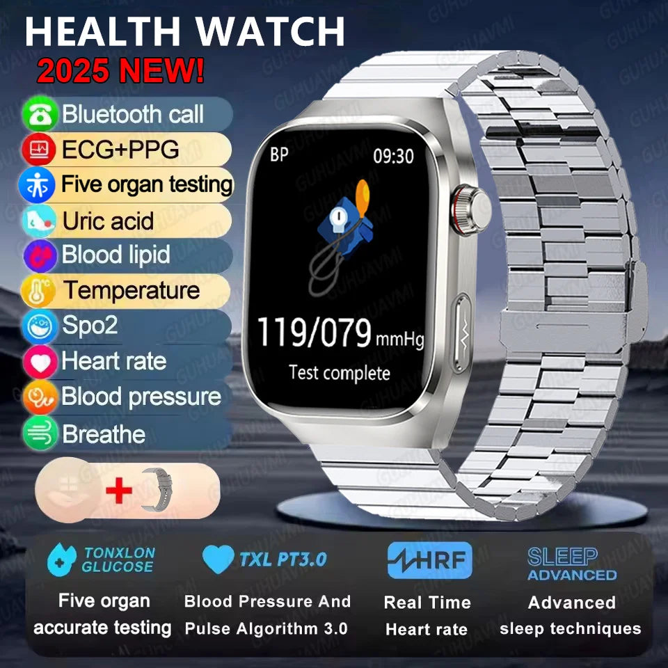 AI Health Smart Watch – Advanced 5-Organ Health Management