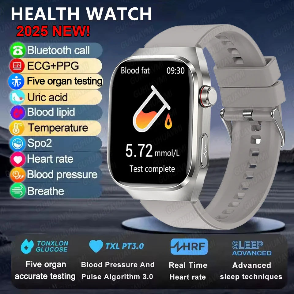 AI Health Smart Watch – Advanced 5-Organ Health Management