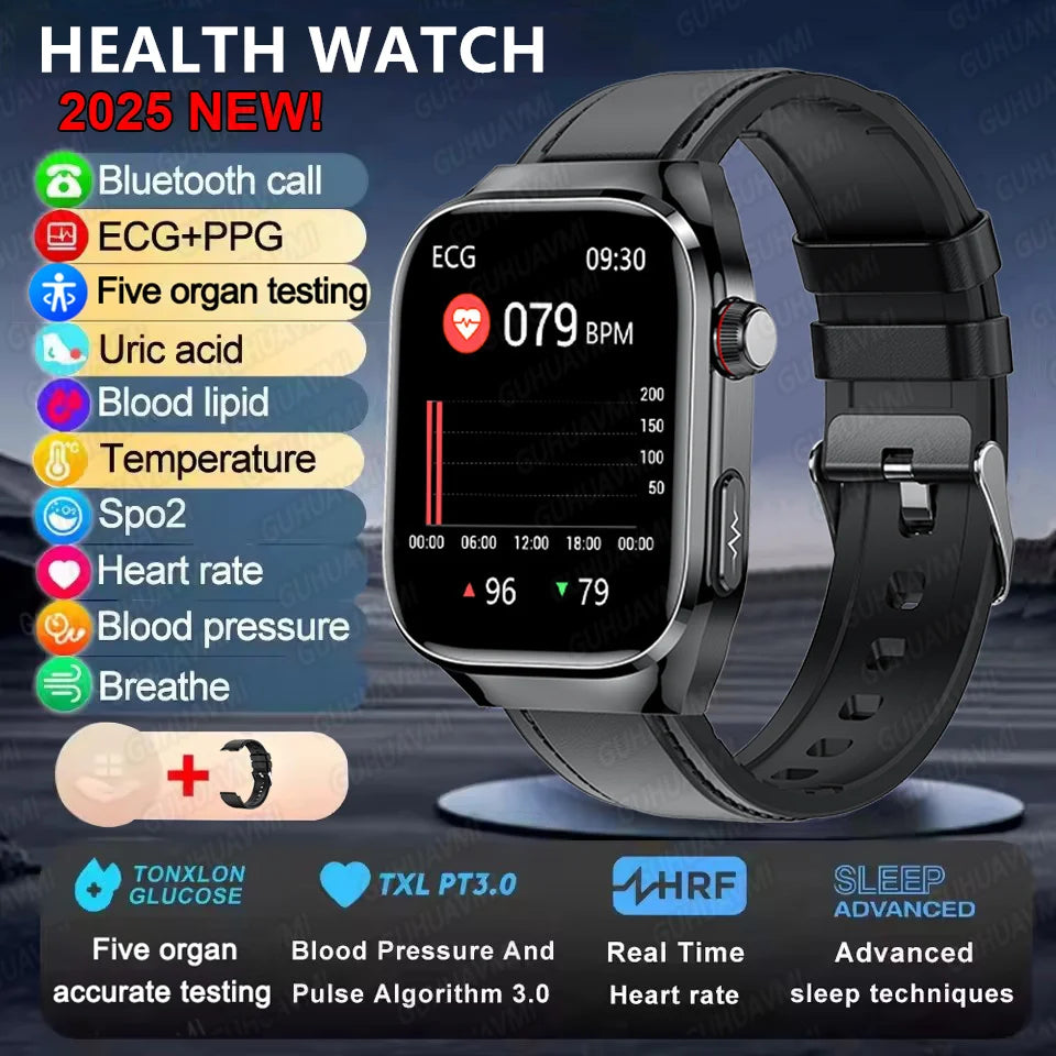 AI Health Smart Watch – Advanced 5-Organ Health Management